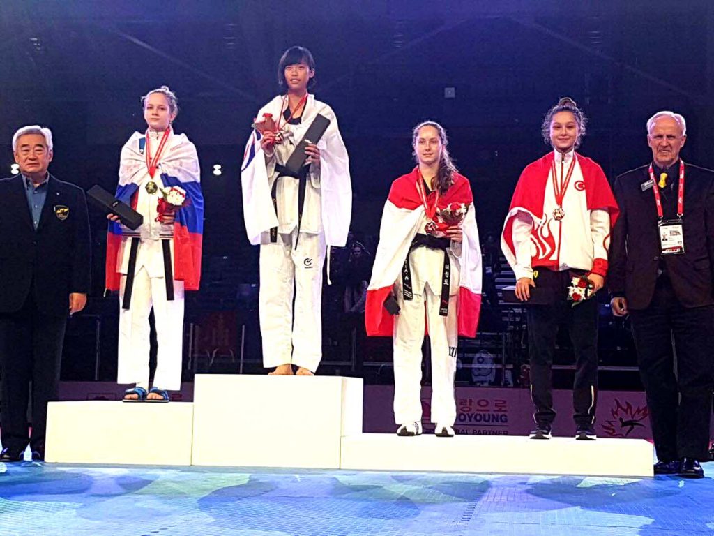 ميدالية برونزية للبنانية ليتيسيا عون في بطولة العالم للتايكواندو