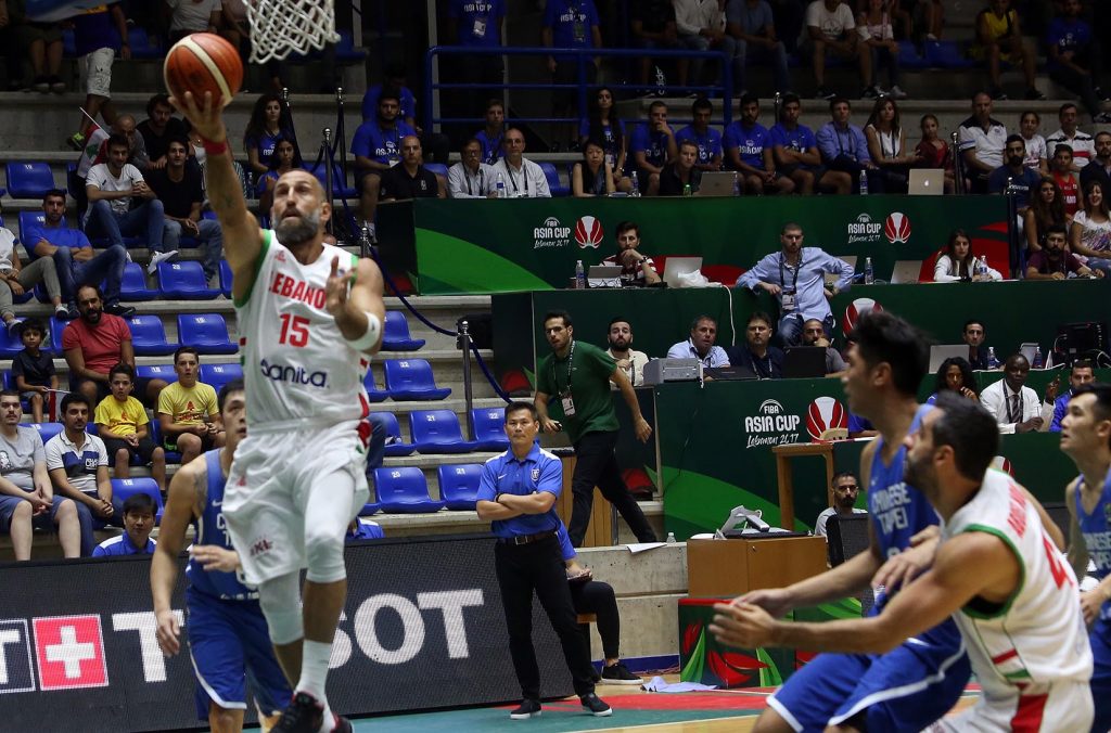 لبنان يهزم تايوان ويواجه إيران الأربعاء في بطولة أمم آسيا لكرة السلة