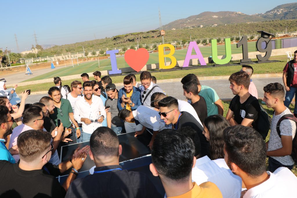 اليوم المفتوح Homecoming في جامعة بيروت العربية بمشاركة النجم سعد رمضان