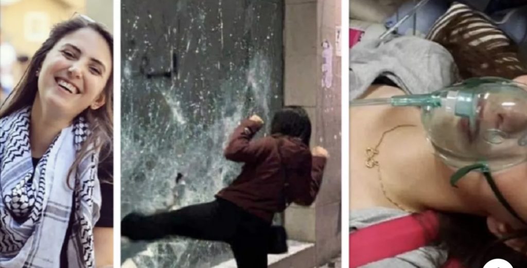 فقدت بصرها وذاكرتها ولم تردد الا جملة: “ضربونا كثير”… رفيف سوني من ثائرة أمام ثكنة الحلو الى مصابة في المستشفى