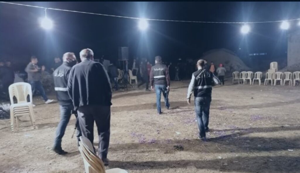 أمن الدولة تفرق حفل زفاف في البقاع بالقوة