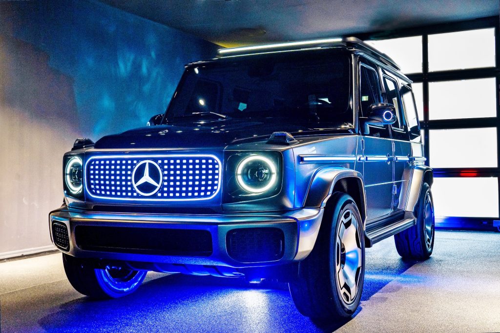 شركة الإمارات للسيارات تعرض مرسيدس كونسبت EQG النموذجية الجديدة