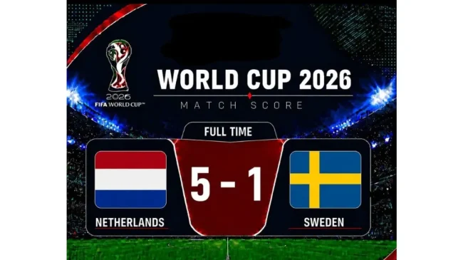 مونديال 2026: فوز هولندا على السويد 5 – 1