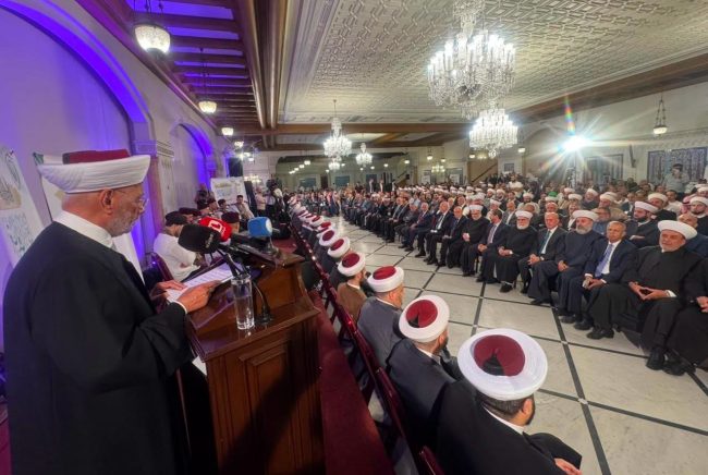 المديرية العامة للأوقاف الإسلامية احتفلت بذكرى المولد النبوي في مسجد محمد الأمين