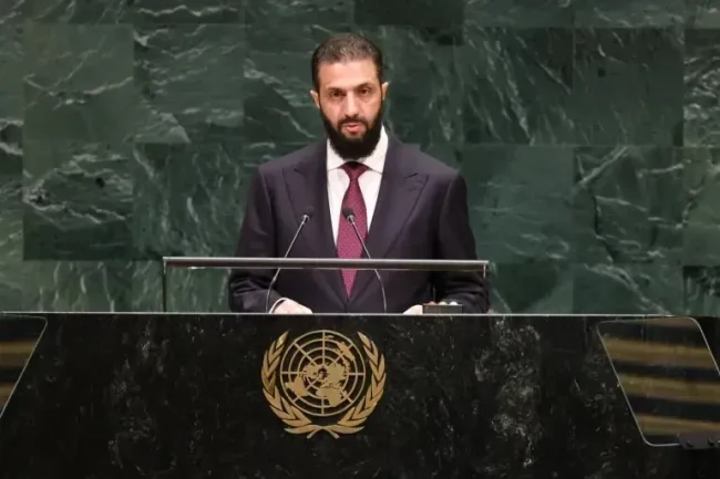 الشرع أمام الجمعية العامة: سوريا توحَّدت ولن نتنازل عن الجولان