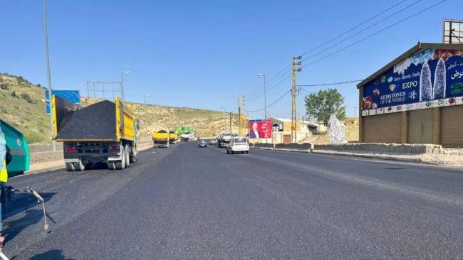 بدء أعمال تأهيل طريق الحازمية – ضهر البيدر – شتوره السبت وتعديل حركة السير خلال فترة الأشغال