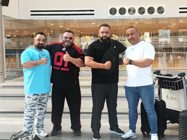 الفريق اللبناني يغادر الى تركيا للمشاركة ببطولة آسيا للقوة البدنية